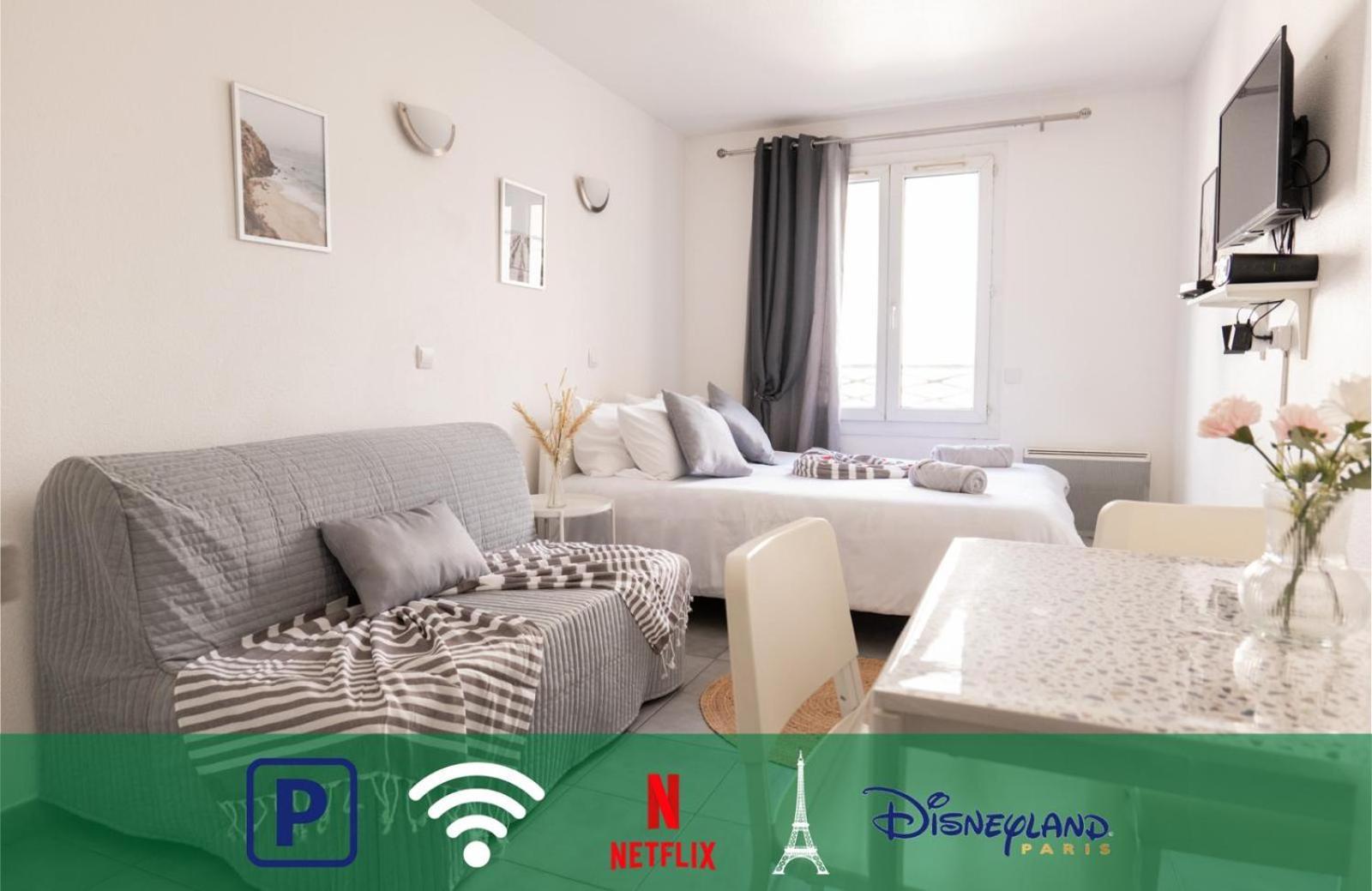 Cosy Appartement - 4 Personnes - Disneyland & Paris Bussy-Saint-Georges Ngoại thất bức ảnh